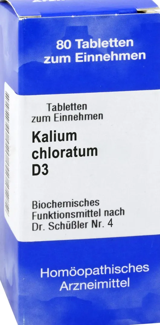 Biochemie 4 Kalium Chloratum D 3 1000 Tabletten