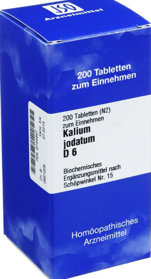 Biochemie 15 Kalium Jodatum D 6 200 Tabletten