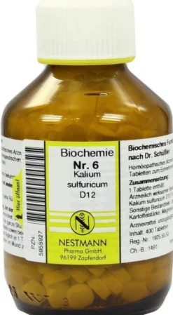 Biochemie 6 Kalium Sulfuricum D 12 400 Tabletten