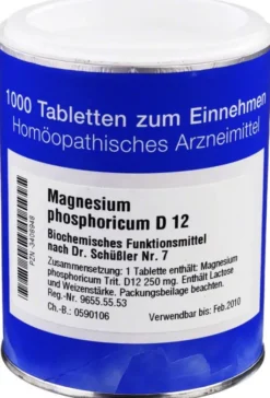 Biochemie 7 Magnesium Phosphoricum D 12 1000 Tabletten