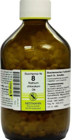 Biochemie 8 Natrium Chloratum D 6 1000 Tabletten