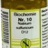 Biochemie 10 Natrium Sulfuricum D 12 100 Tabletten