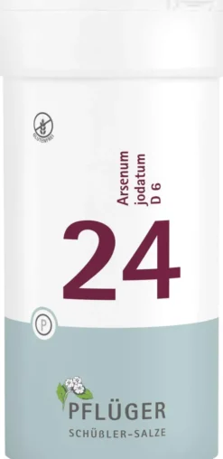 Biochemie Pflüger 24 Arsenum jodatum D6 400 Tabletten