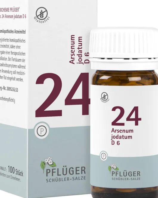 Biochemie Pflüger 24 Arsenum Jodatum D6 100 Tabletten