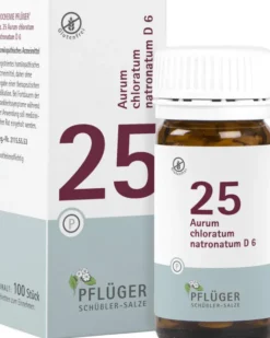 Biochemie Pflüger 25 Aurum Chloratum Natronatum D6 100 Tabletten