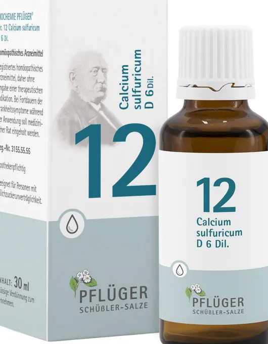 Biochemie Pflüger 12 Calcium Sulfuricum D6 30 ml Tropfen