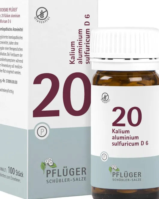Biochemie Pflüger 20 Kalium Aluminium Sulfuricum D6 100 Tabletten