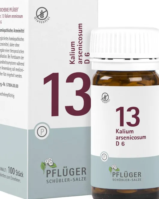 Biochemie Pflüger 13 Kalium Arsenicosum D6 100 Tabletten