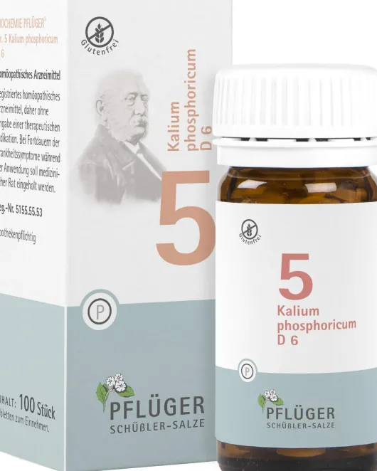 Biochemie Pflüger 5 Kalium Phosphoricum D6 100 Tabletten