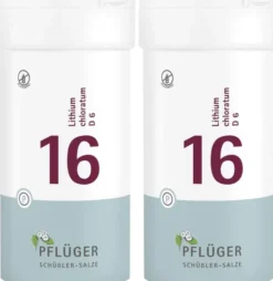 Biochemie Pflüger 16 Lithium chloratum D6 2 x 400 Tabletten