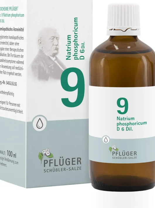 Biochemie Pflüger 9 Natrium Phosphoricum D6 100 ml Tropfen