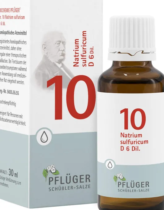 Biochemie Pflüger 10 Natrium Sulfuricum D6 30 ml Tropfen
