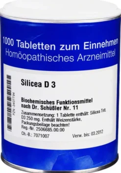 Biochemie 11 Silicea D 3 1000 Tabletten