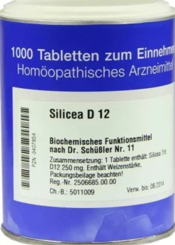 Biochemie 11 Silicea D12 Tabletten 1000 Tabletten