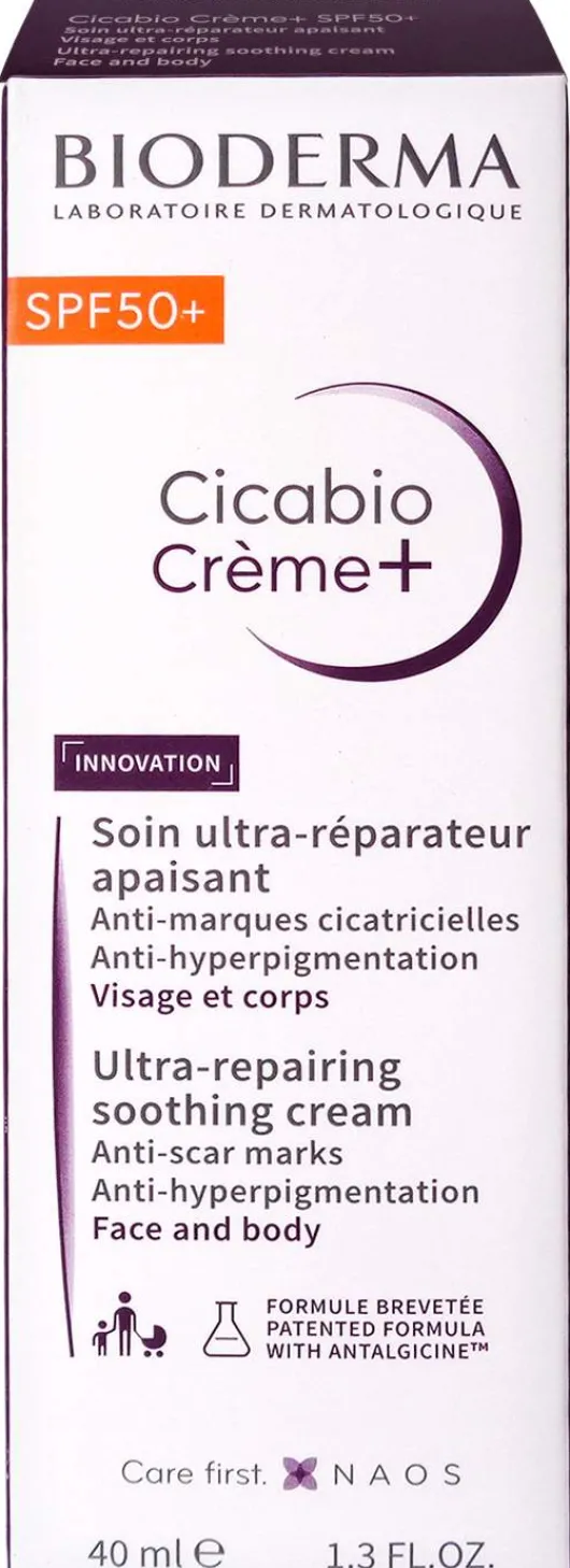 Bioderma Cicabio Creme+ Lsf 50+ 40 ml