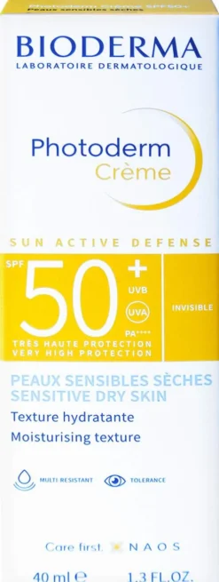 Bioderma Photoderm Creme Spf 50+ Ungetönt 40 ml