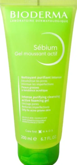 Bioderma Sebium Gel Moussant Actif Reinigungsgel 200 ml