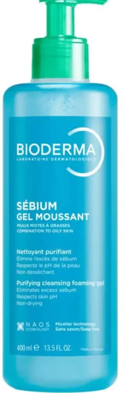 BIODERMA Sebium Gel Moussant Reinigungsgel 400 ml