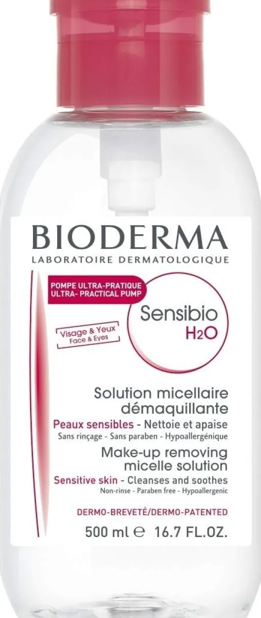 Bioderma Sensibio H2o Reinigungsotion in Pumpflasche 500ml