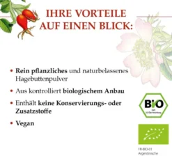 Bio Hagebutten Pulver 250 g