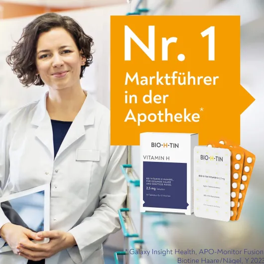 Bio-H-Tin Vitamin H 2,5 mg Für 4 Wochen 28 Tabletten