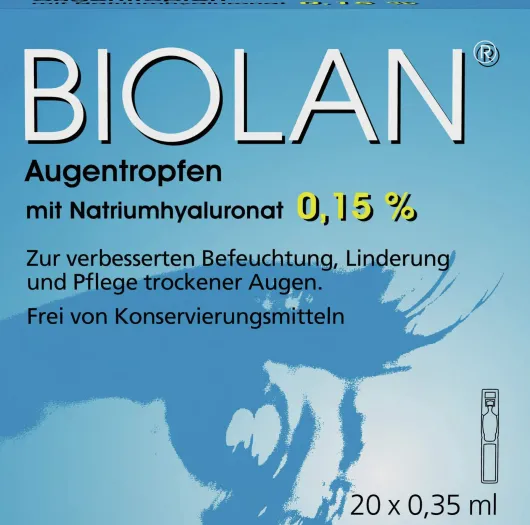 Biolan Augentropfen Einzeldosispipetten 20x0.35 Ml...
