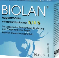 Biolan Augentropfen Einzeldosispipetten 20x0.35 Ml...