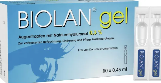 Biolan Gel Augentropfen 6 0x 0.45 ml Augentropfen
