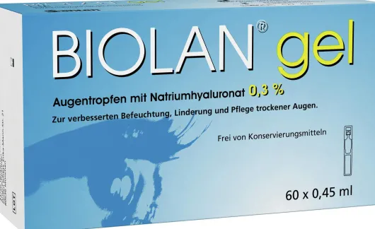 Biolan Gel Augentropfen 6 0x 0.45 ml Augentropfen