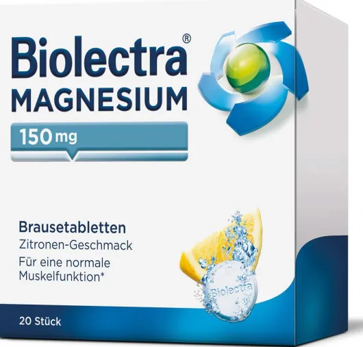 Biolectra Magnesium 150 mg 20 Brausetabletten