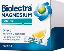 Biolectra Magnesium 300 mg Direct Zitronengeschmack 60 Beutel