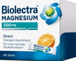 Biolectra Magnesium 300 mg Direct Orangengeschmack 60 Pellet
