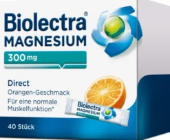Biolectra Magnesium 300 mg Direct Orangengeschmack 40 Pellet