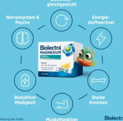 Biolectra Magnesium 300 mg Direct Zitronengeschmack 20 Beutel