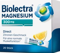 Biolectra Magnesium 300 mg Direct Zitronengeschmack 20 Beutel