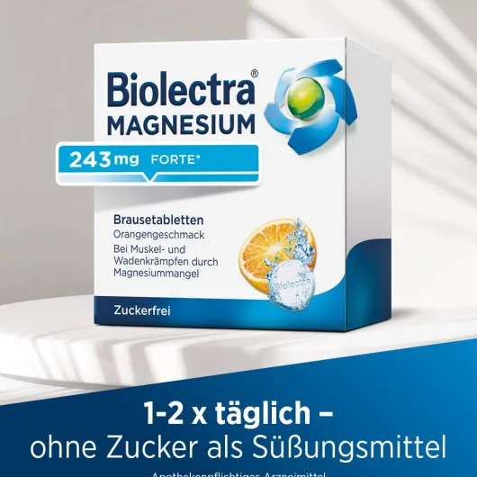 Biolectra Magnesium 243 mg Forte Orangengeschmack 20...