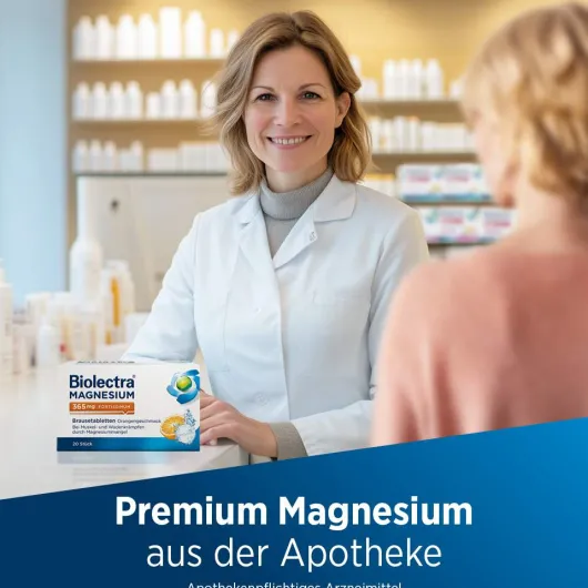 Biolectra Magnesium 365 mg fortissimum Orangengeschmack 40 Brausetabletten