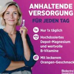 Biolectra Magnesium 400 mg Nerven & Muskeln Vital 60 Beutel