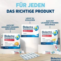 Biolectra Magnesium 400 mg Nerven & Muskeln Vital 60 Beutel