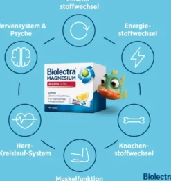 Biolectra Magnesium 400 mg ultra Direct Zitronengeschmack 60 Pellets