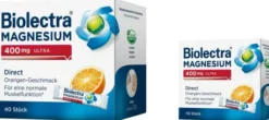 Biolectra Magnesium 400 mg ultra Direct Orangengeschmack 40 Pellets + gratis 10 Stück