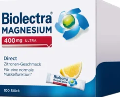 Biolectra Magnesium 400 mg ultra Direct Zitrone 100 Pellets