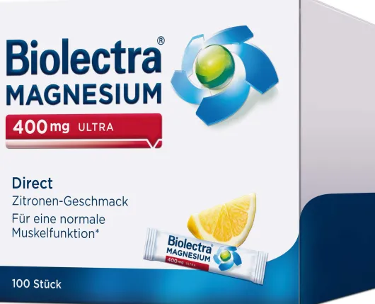 Biolectra Magnesium 400 mg ultra Direct Zitrone 100 Pellets