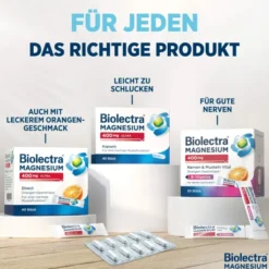 Biolectra Magnesium 400 mg ultra Direct Zitrone 100 Pellets