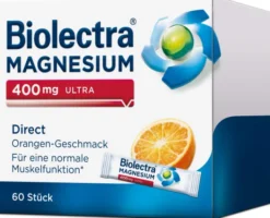 Biolectra Magnesium 400 mg ultra Direct Orangengeschmack 60 Pellets