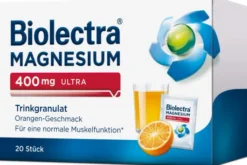 Biolectra Magnesium 400 mg Ultra Trinkgranulat Orangengeschmack...