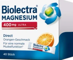 Biolectra Magnesium 400 mg ultra Direct Orangengeschmack 40 Pellets