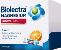 Biolectra Magnesium 400 mg ultra Direct Orangengeschmack 100 Pellets