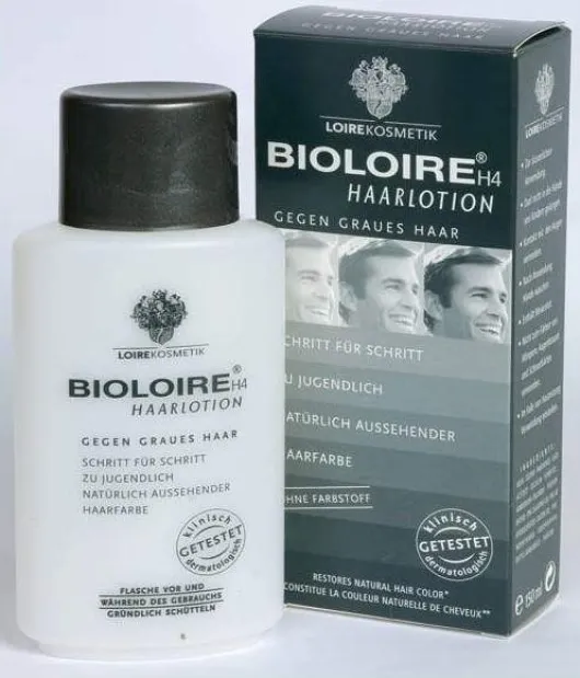 Bioloire H4 Haarlotion - Gegen graues Haar (für Herren), 150 ml
