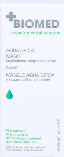 Biomed Aqua Detox Entgiftende Gesichtsmaske 40 ml